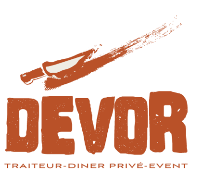 DEVOR — logo footer avec comptoir culinaire